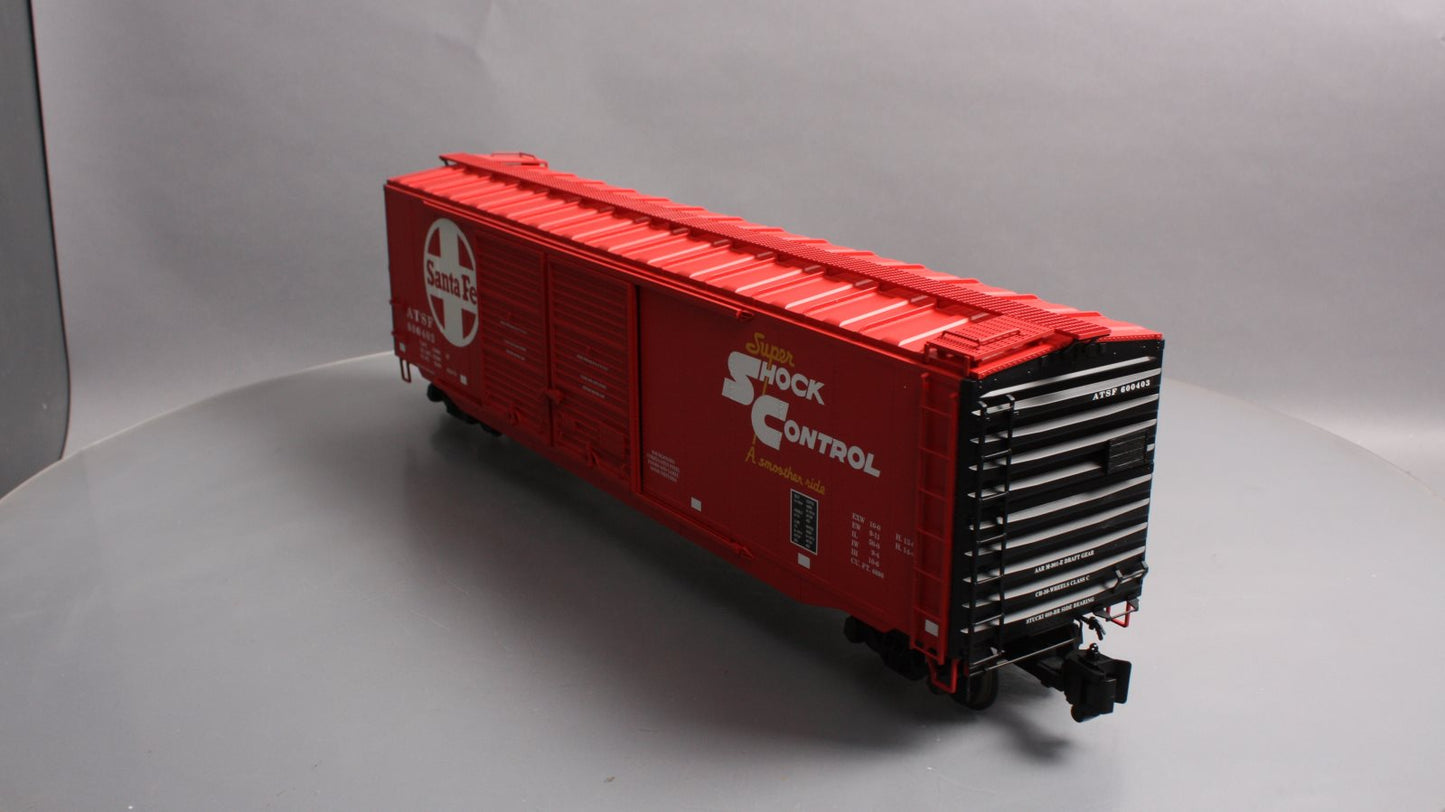 USA Trains R19300B G Santa Fe 50 Ft. Box Car with AAR Double Door (Red)