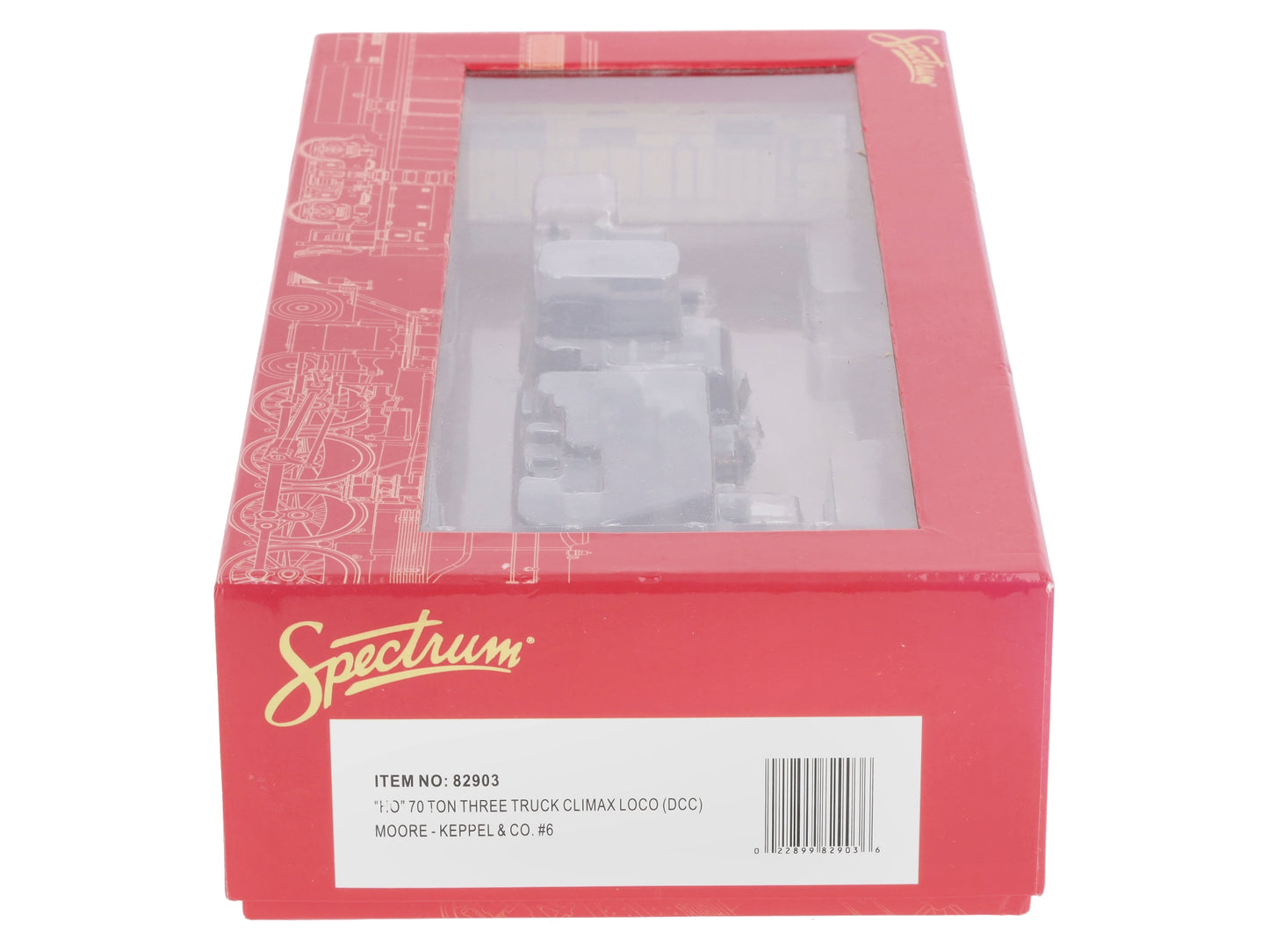 Bachmann 82903 HO 70t 3-Truck Climax Moore-Keppel #6 DCC