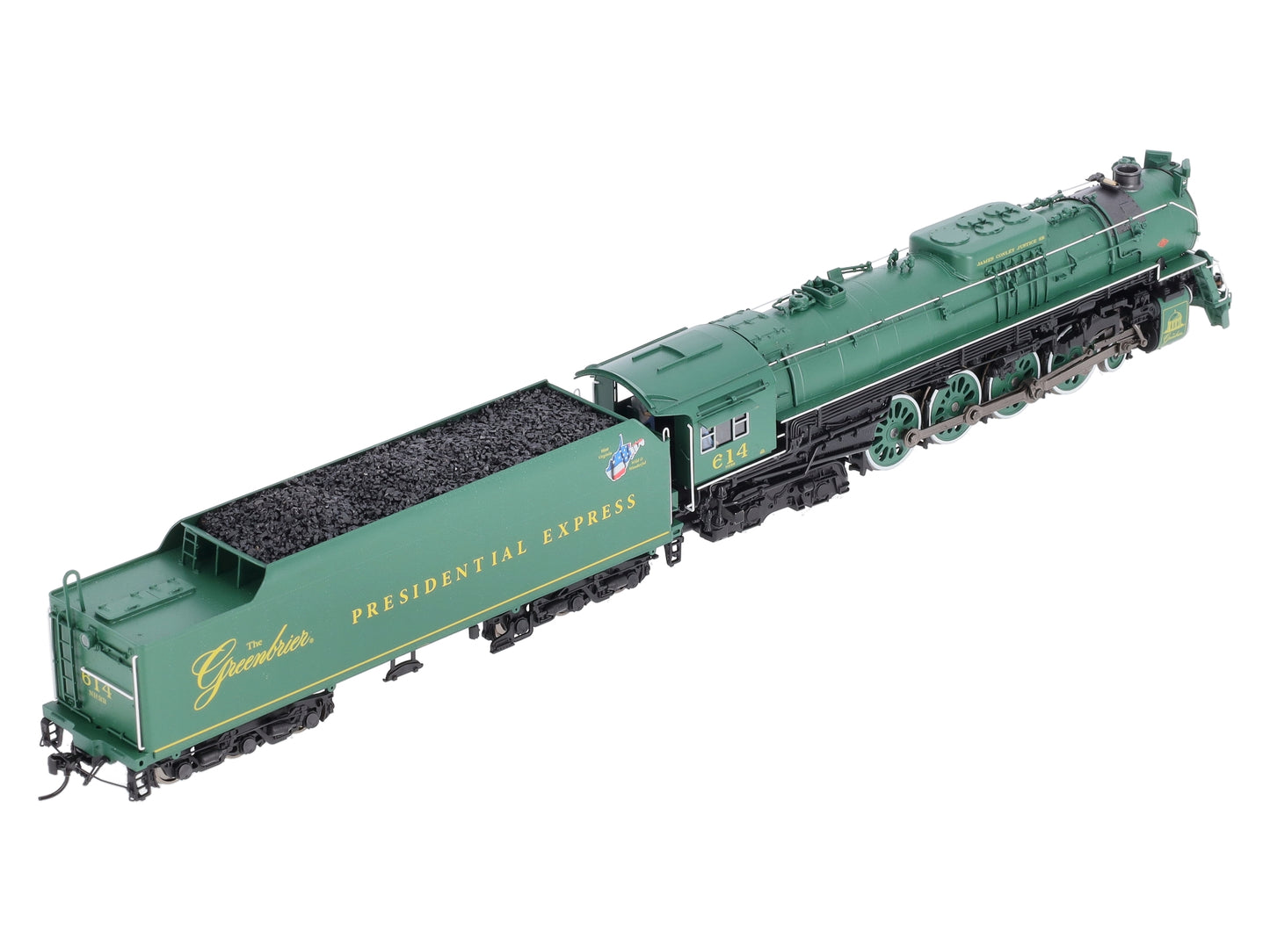 Broadway Limited 4909 HO C&O J3a 4-8-4 Steam Loco Paragon3 Sound/DC/DCC #614