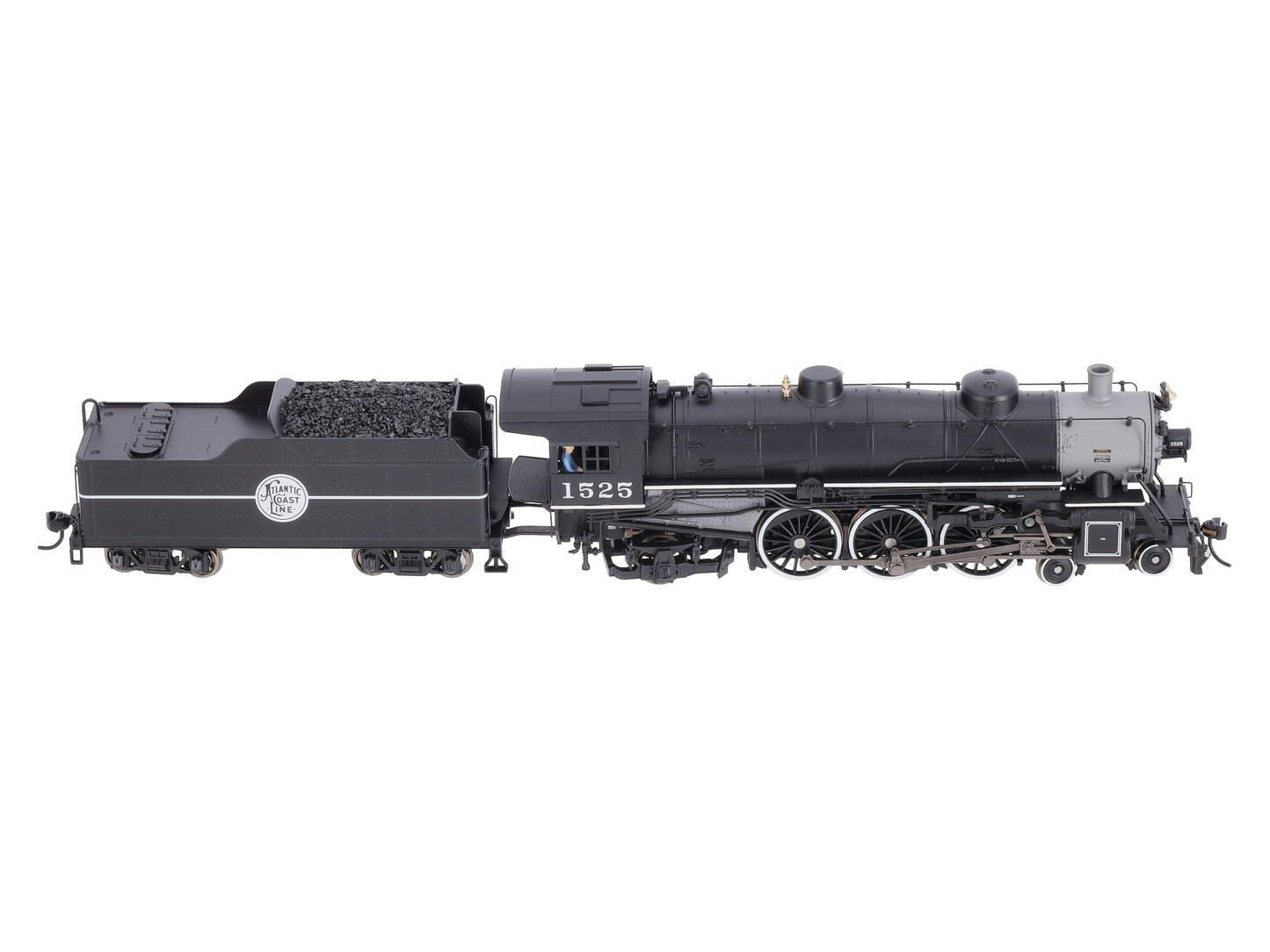 Broadway Limited 5915 HO ACL Pacific 4-6-2 Steam Loco & Tender #1525 with DCC