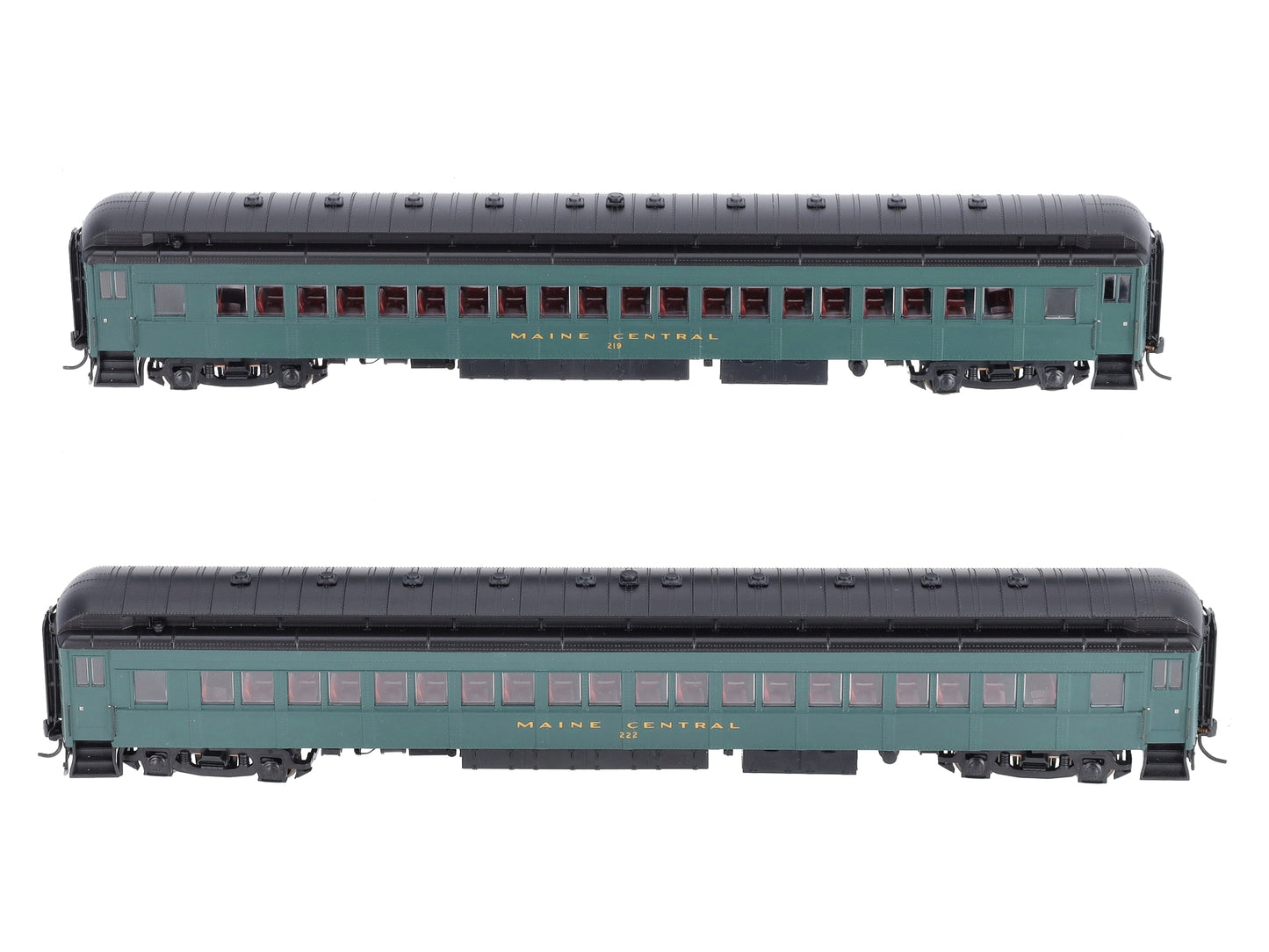 Broadway Limited 6445 HO Maine Central 80' Passenger Coach Set B (Set of 2)