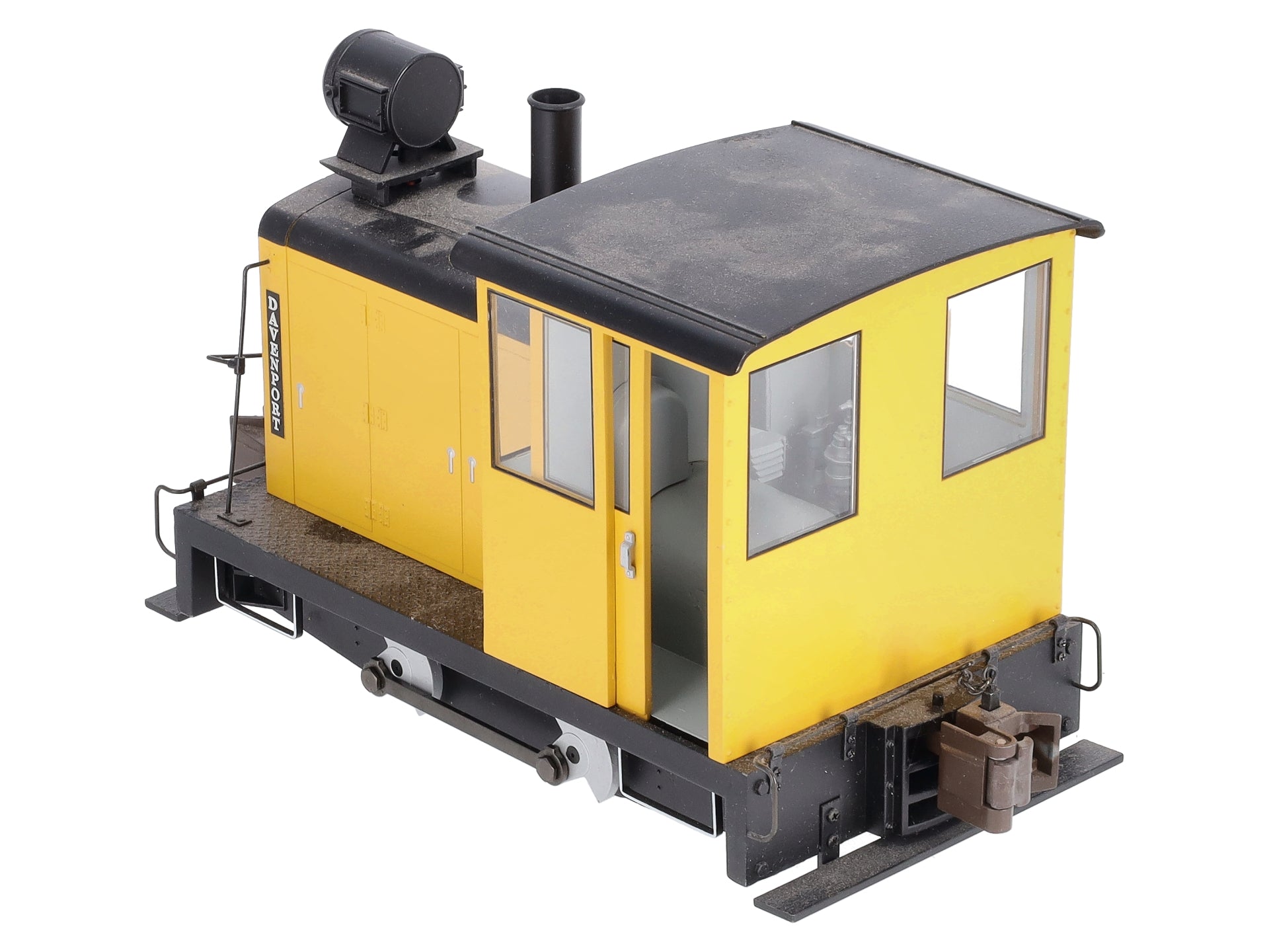 Bachmann 91396 Yellow Davenport 0-4-0 Steam Locomotive w/DCC – Trainz