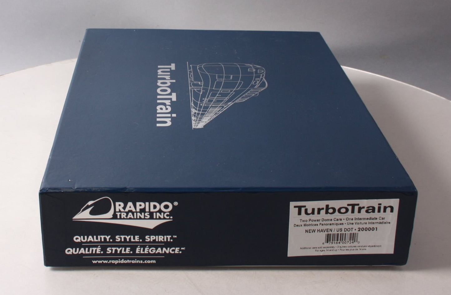 Rapido Trains 200001 New Haven TurboTrain HO Gauge Diesel Passenger Train Set