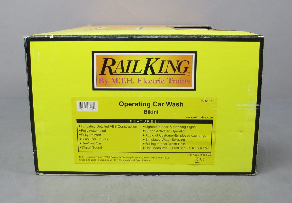 MTH 30-9167 O Gauge Operating Bikini Car Wash
