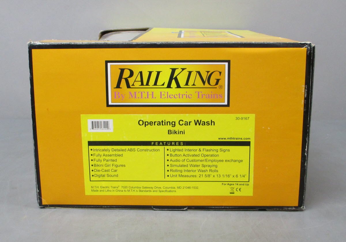 MTH 30-9167 O Gauge Operating Bikini Car Wash