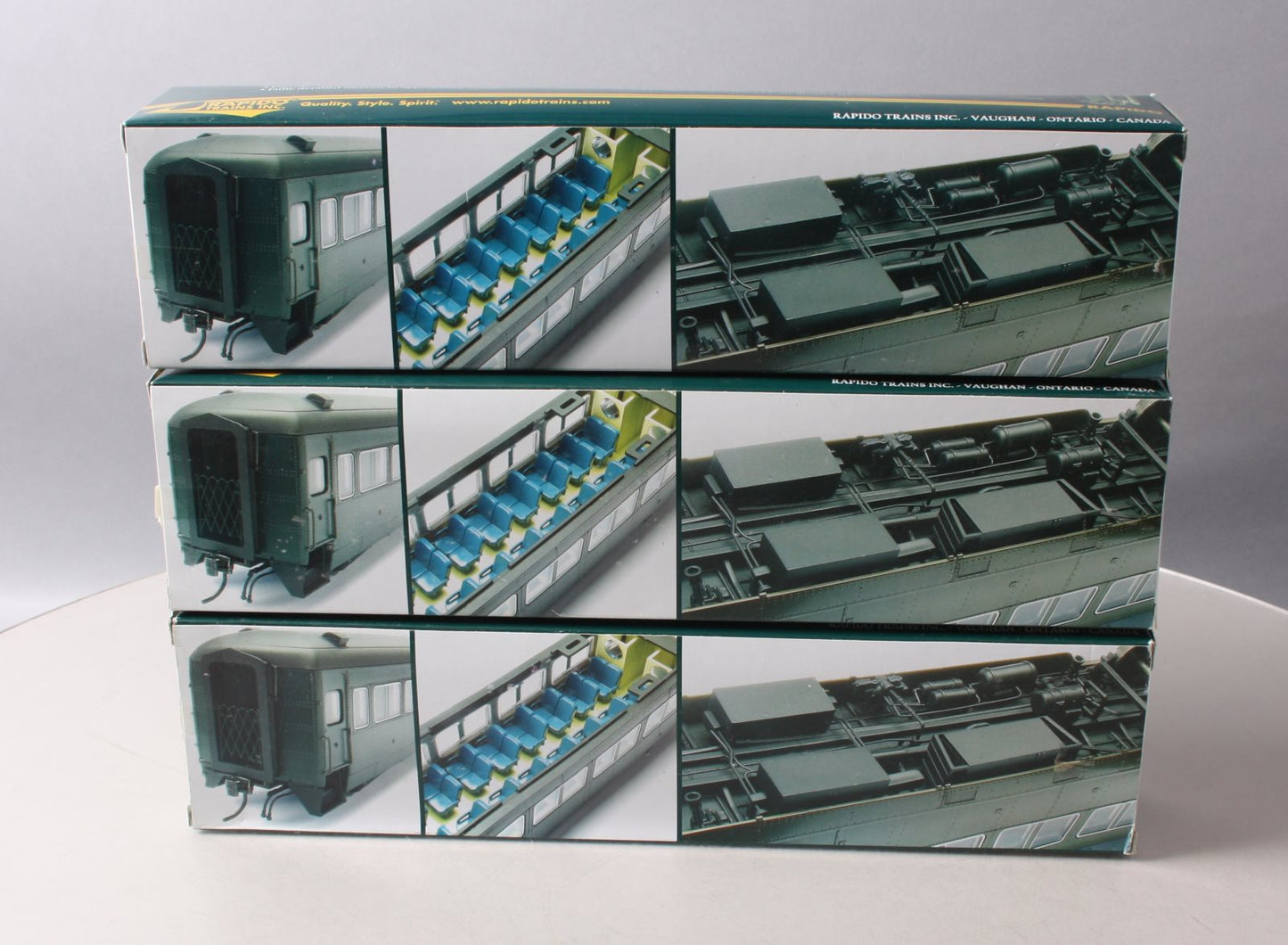 Rapido Trains 109066 HO Long Island Rail Road Lightweight 10-Window Coaches (3)
