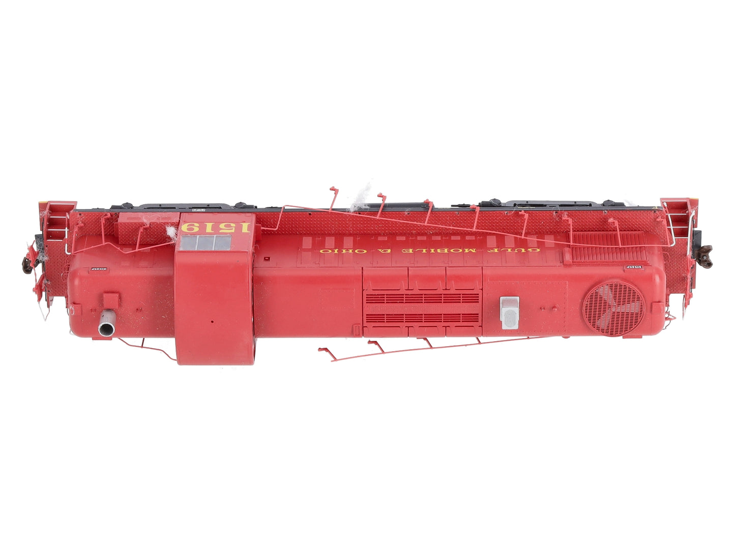 Athearn 96783 HO Gulf Mobile and Ohio RS3 Locomotive #1519 (Dual Servive/Red)