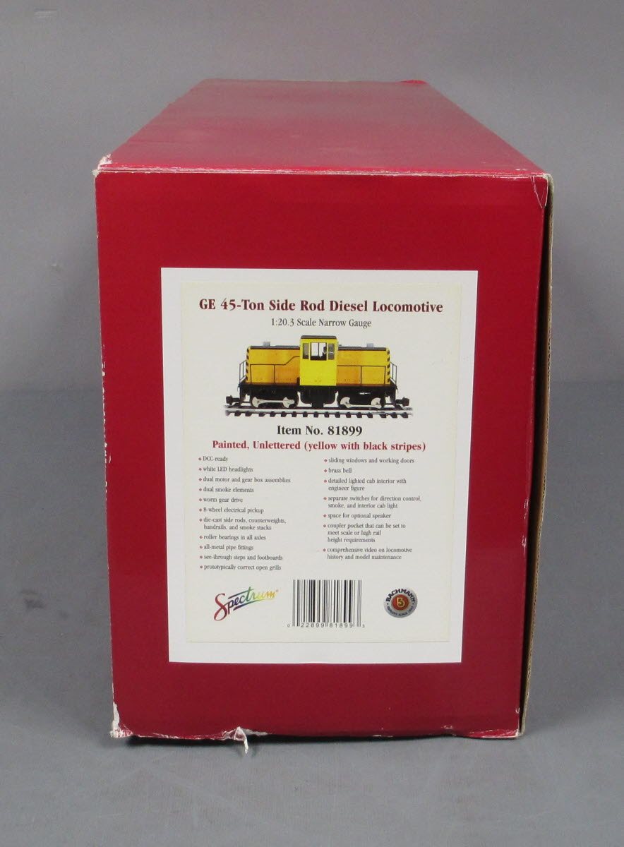 Bachmann 81899 GE 45-Ton Side Rod Diesel Locomotive