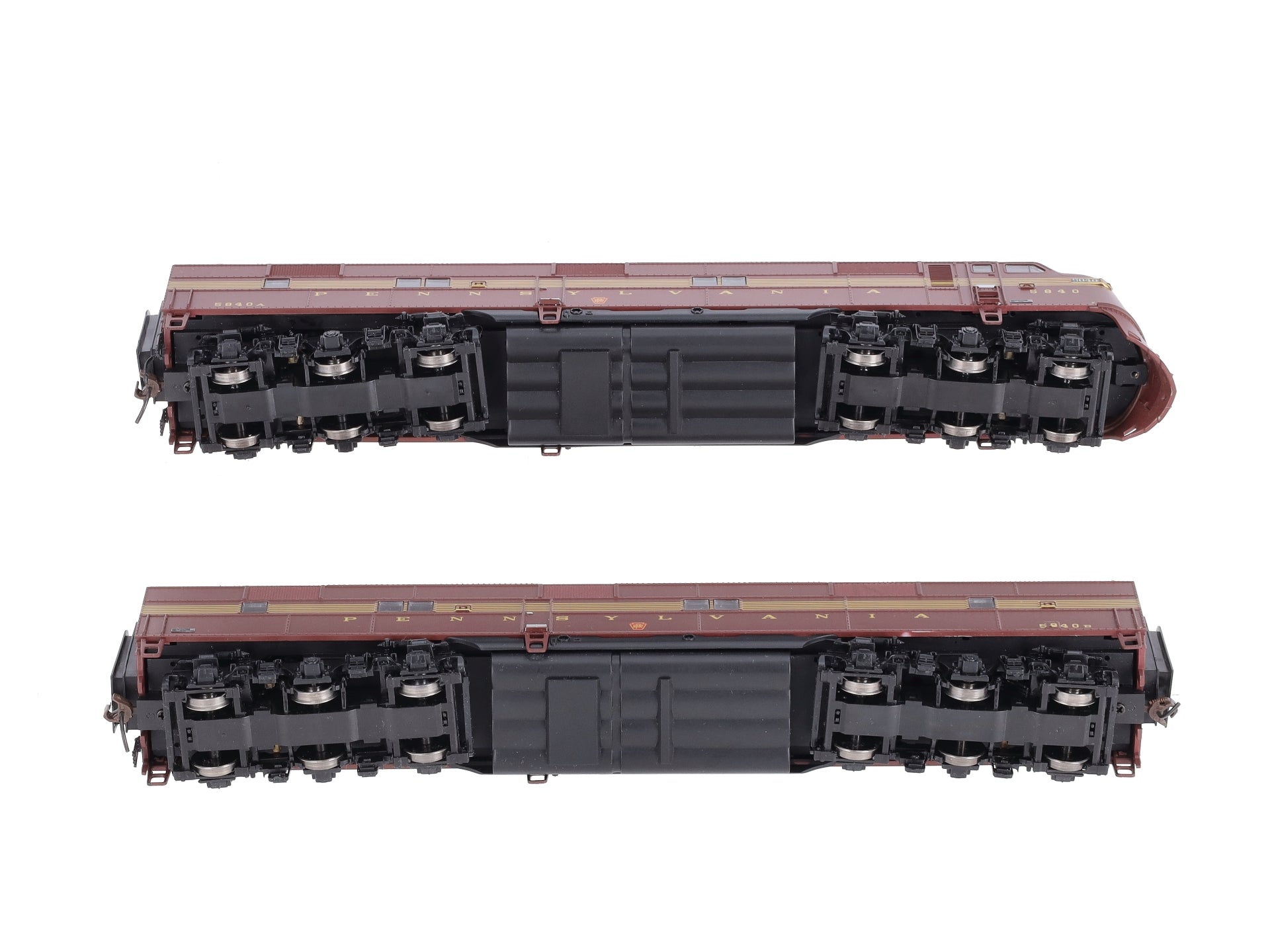 Broadway Limited 731 HO PRR E-7 AB Diesel Locomotive Set  #5840A, #5840B w DCC