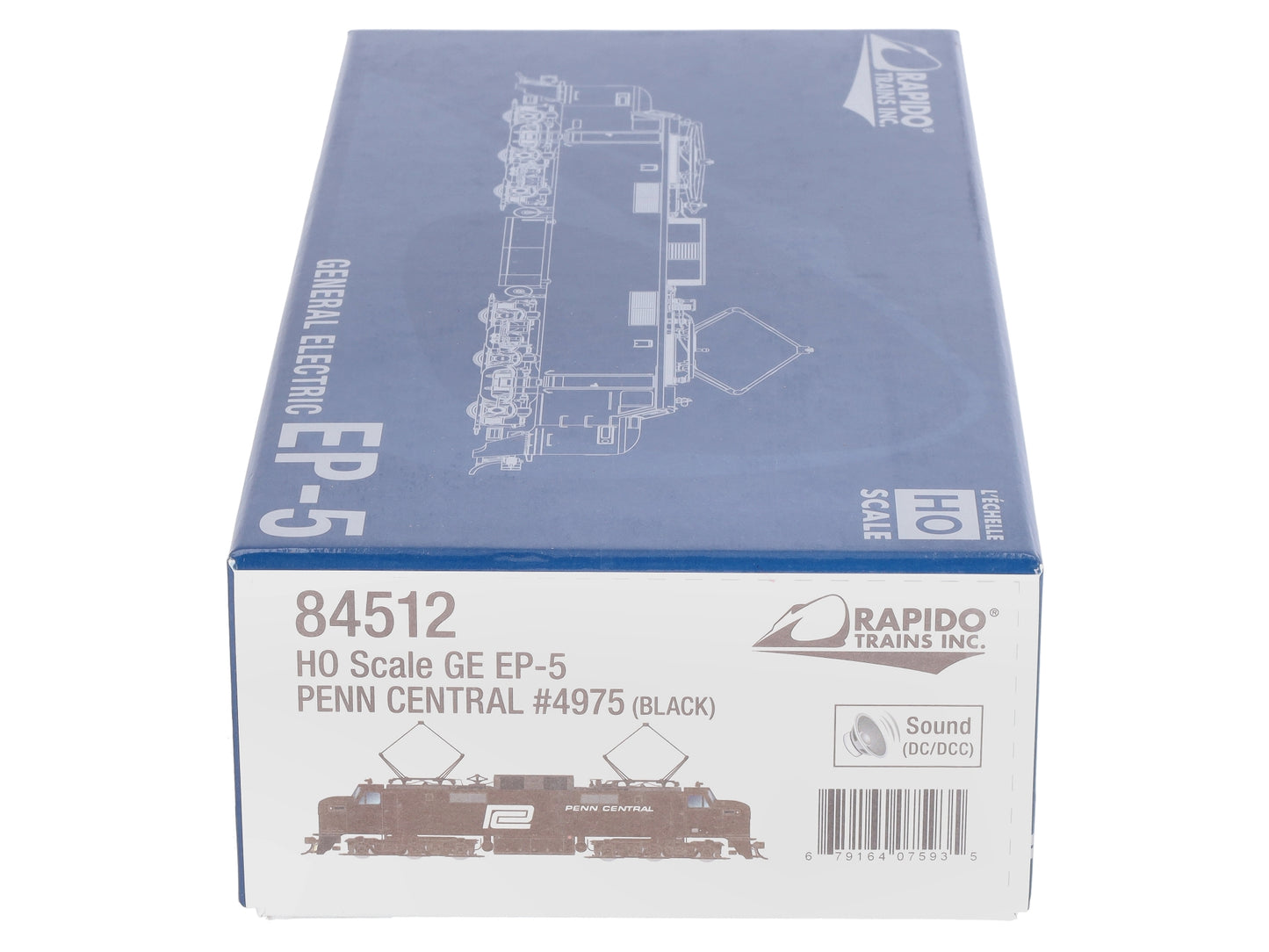 Rapido Trains 84512 HO Penn Central GE EP-5 Electric Loco #4975 w/Sound/DC/DCC