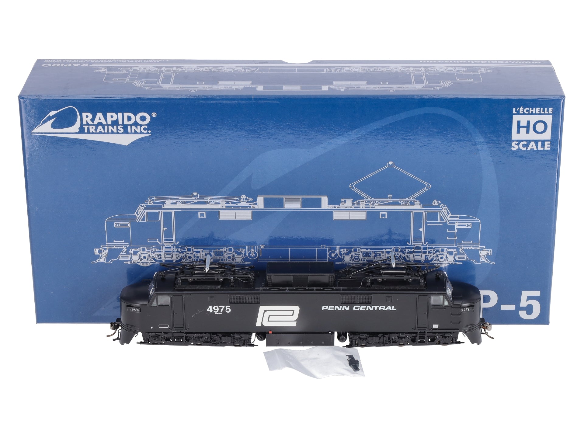Rapido Trains 84512 HO Penn Central GE EP-5 Electric Loco #4975 w/Sound/DC/DCC