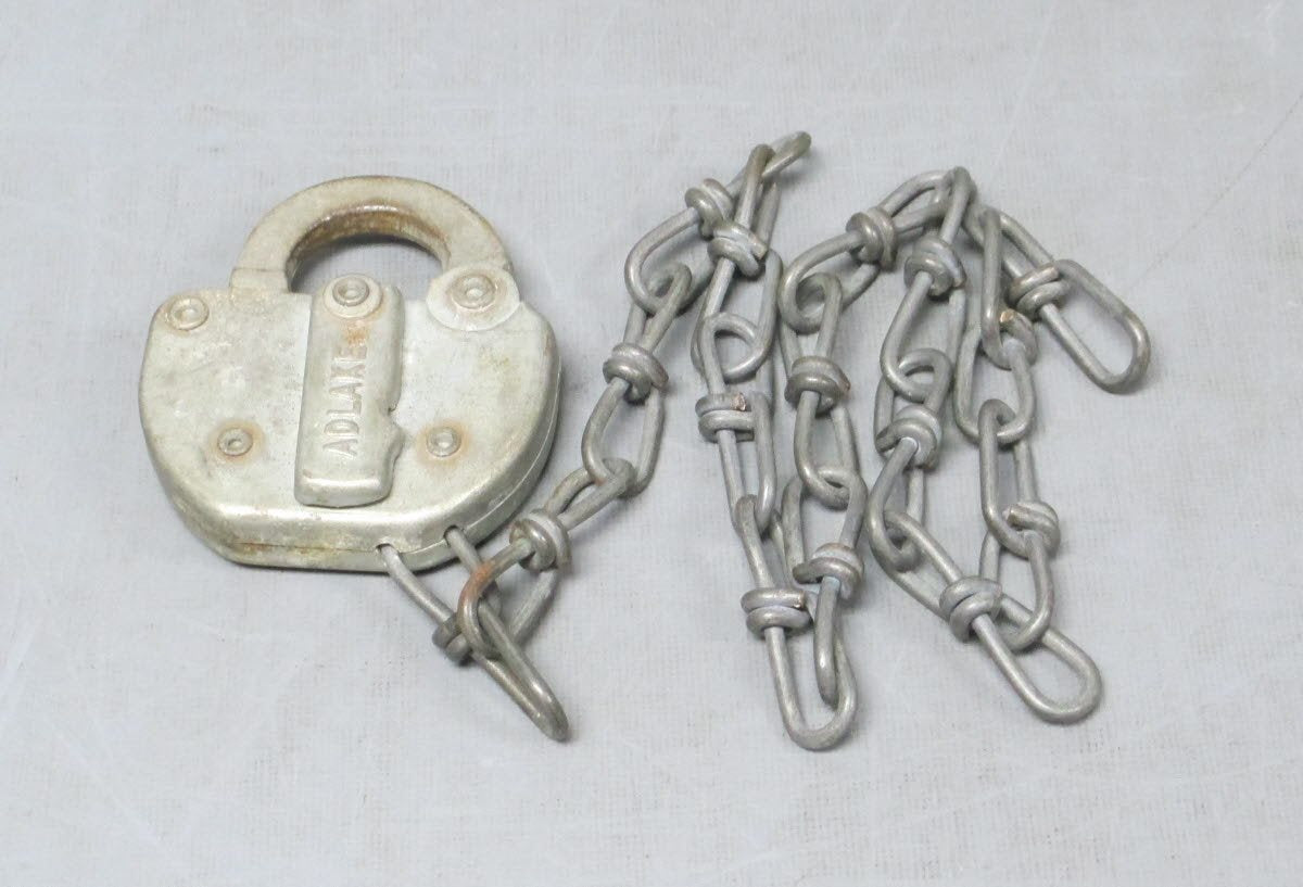 Adlake Vintage Railroad Lock VG