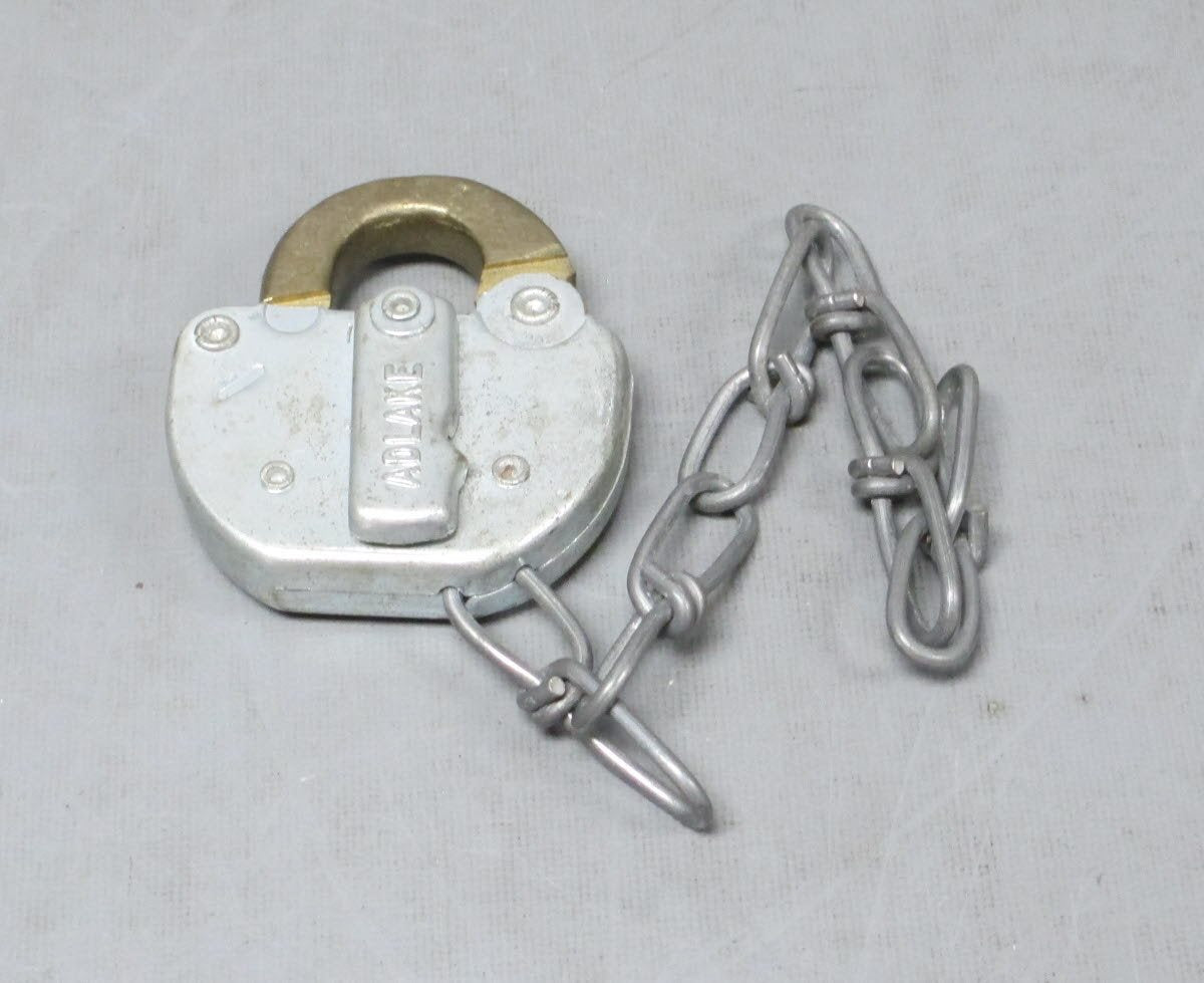 Adlake Vintage Railroad Lock VG