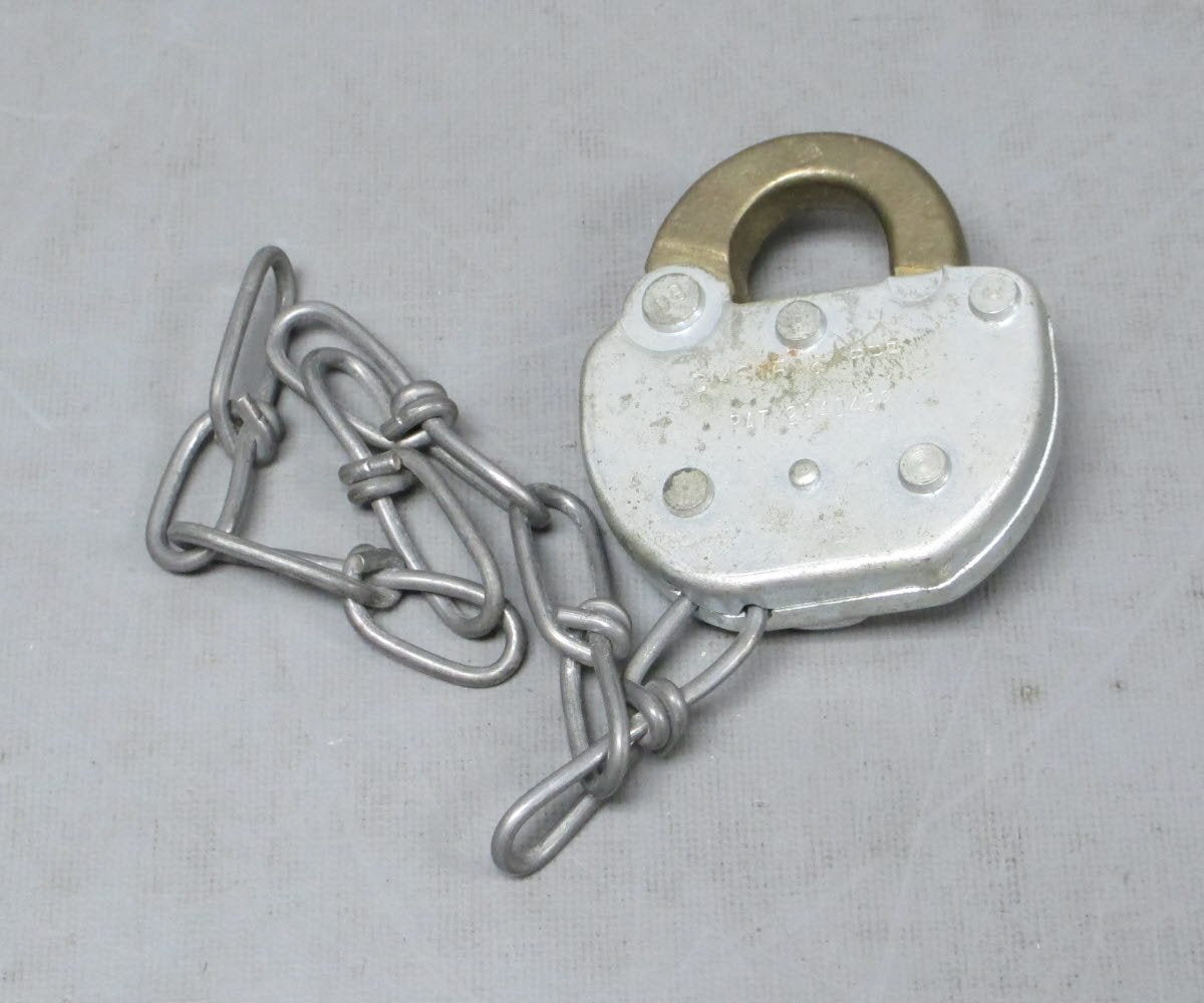 Adlake Vintage Railroad Lock VG