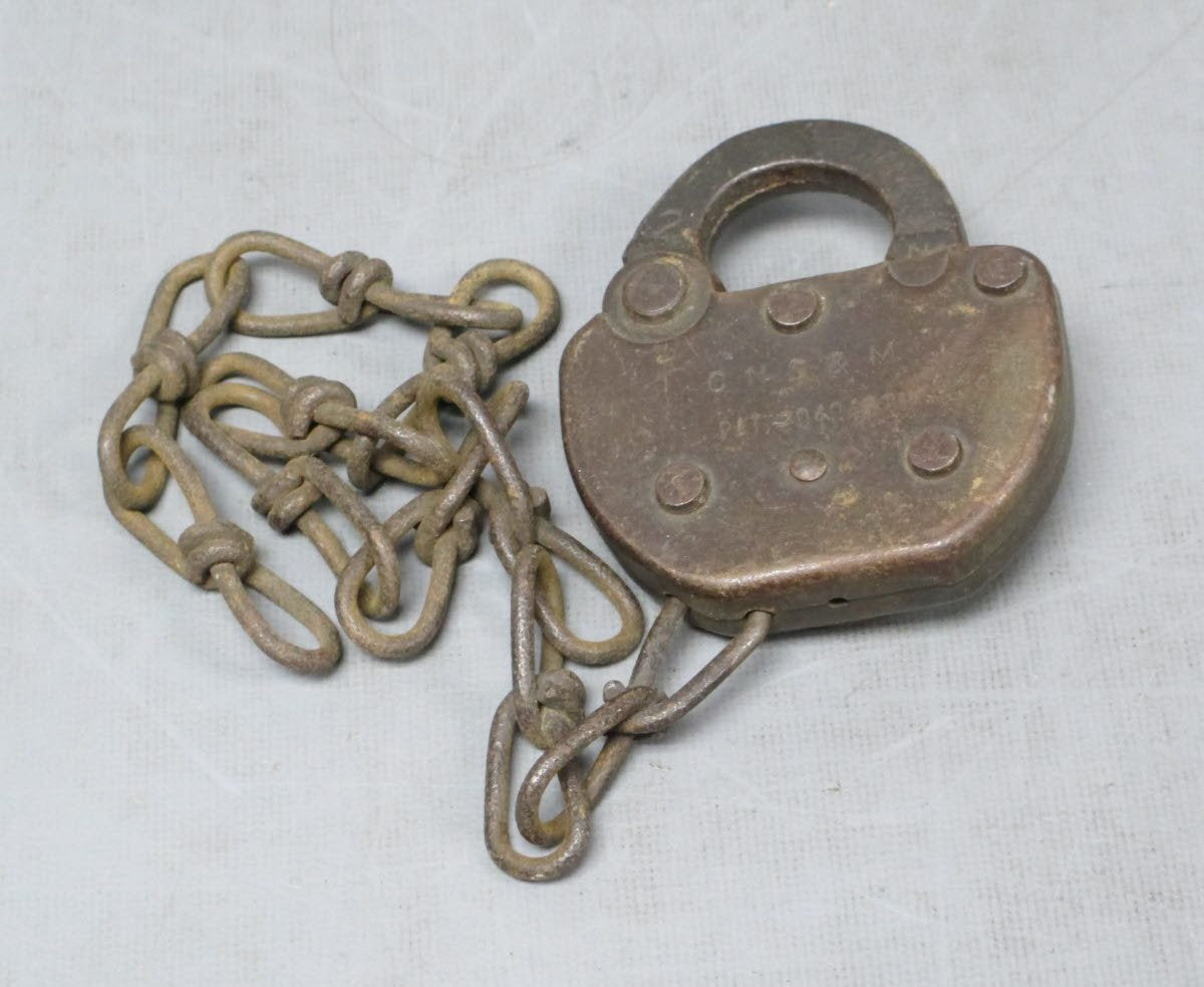 Adlake Vintage Railroad Lock VG