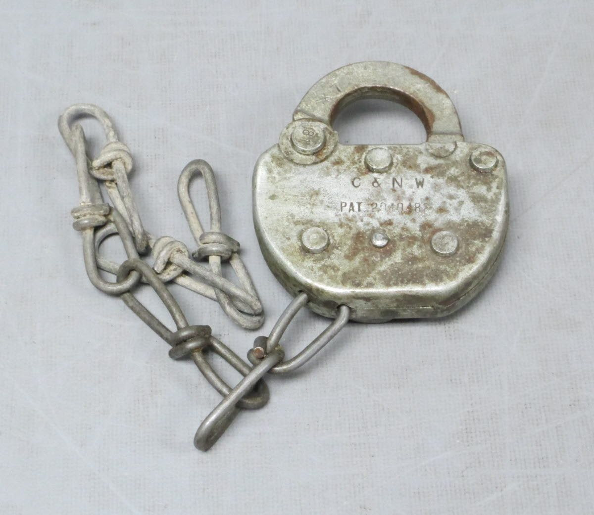Adlake Vintage Railroad Lock VG