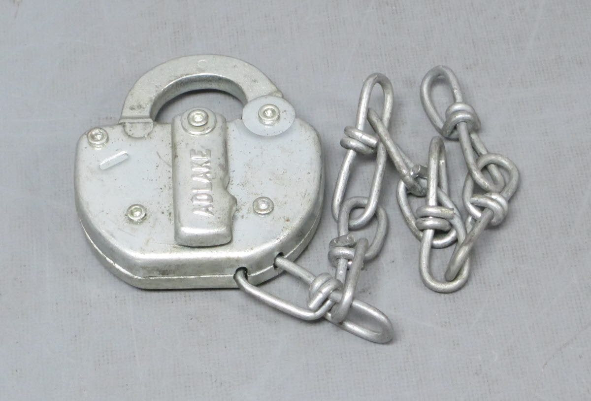 Adlake Vintage Railroad Lock VG