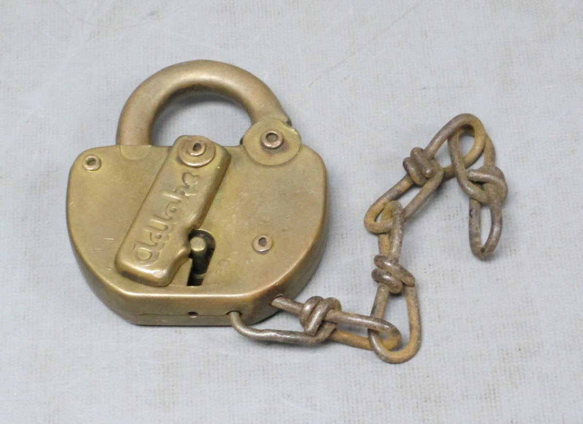 Adlake Vintage Railroad Lock VG