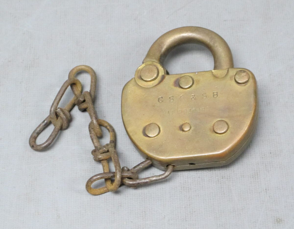 Adlake Vintage Railroad Lock VG