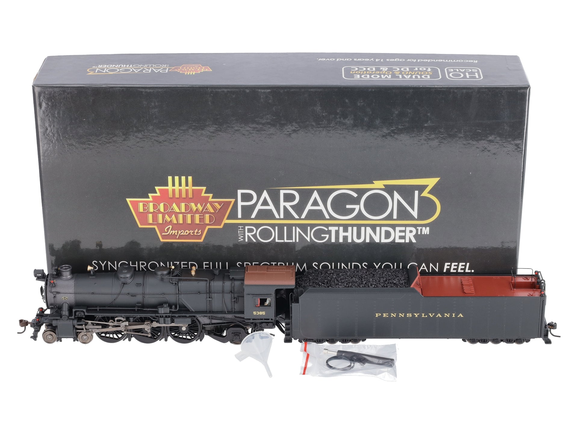 Broadway Limited 4428 HO PRR K4s 4-6-2 Steam Loco Paragon3 Sound/DC/DCC #5385