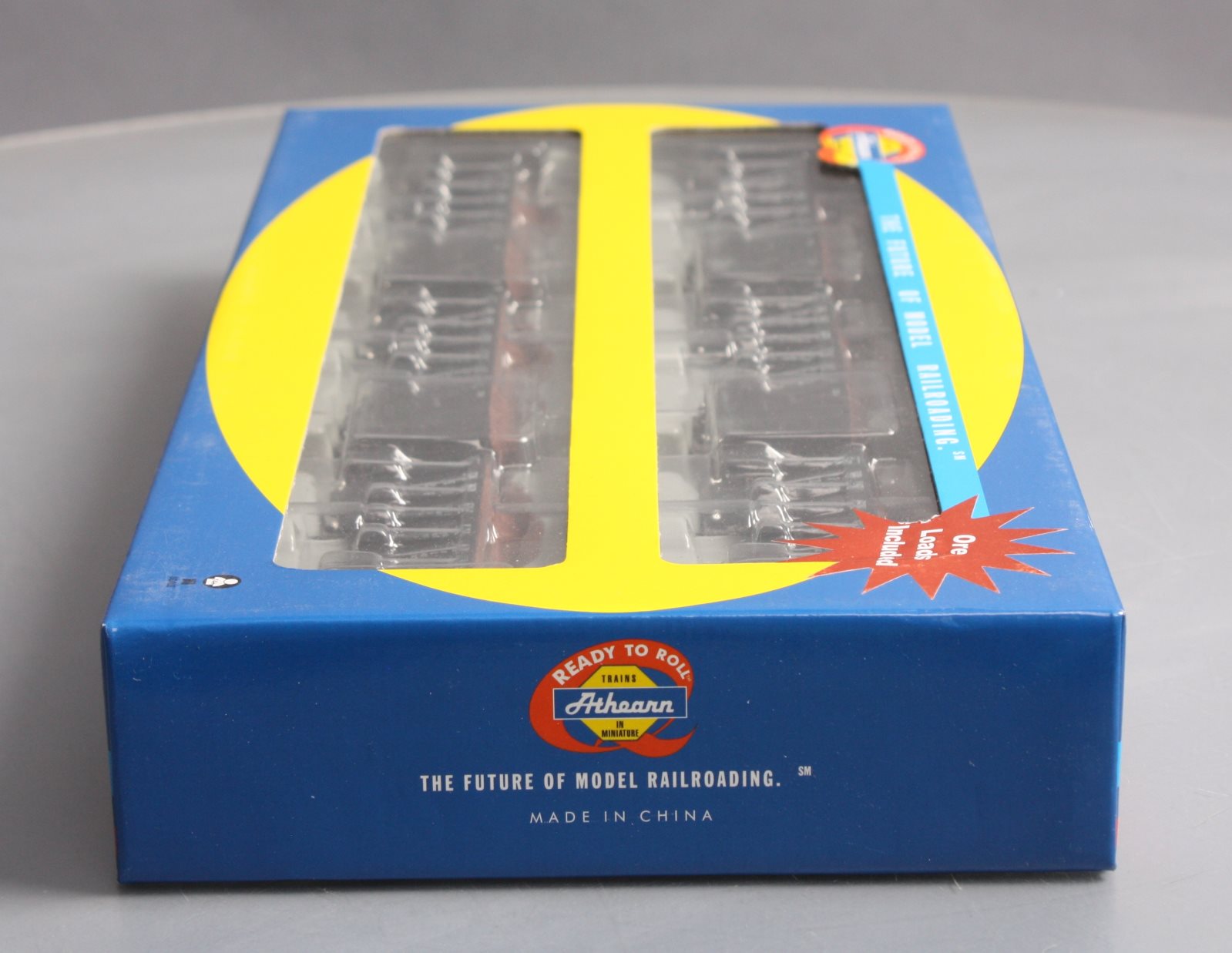Athearn 97661 HO Scale Pennsylvania 26' Low-Side Ore Car 6-Pack