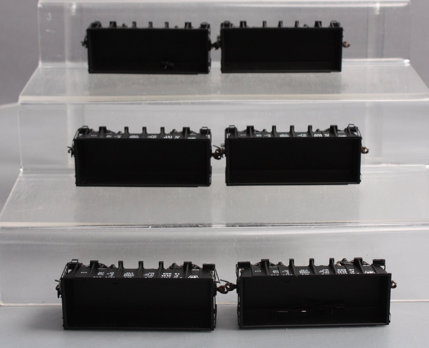 Athearn 97661 HO Scale Pennsylvania 26' Low-Side Ore Car 6-Pack