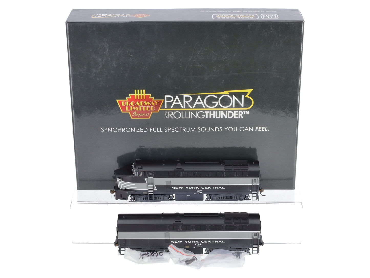 Broadway Limited 4144 HO New York Central Baldwin RF16 Sharknose #3806,3702