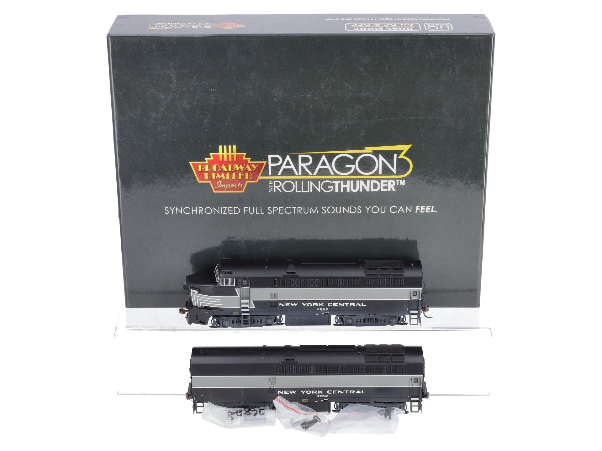 Broadway Limited 4144 HO New York Central Baldwin RF16 Sharknose #3806,3702