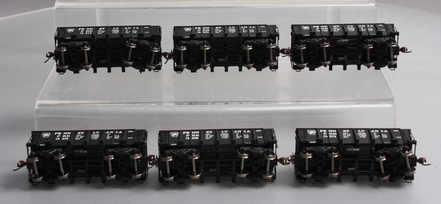 Athearn 97660 HO Scale Pennsylvania 26' Low-Side Ore Cars (Set of 6)