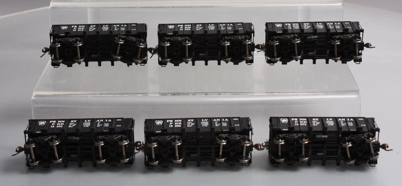 Athearn 97660 HO Scale Pennsylvania 26' Low-Side Ore Cars (Set of 6)