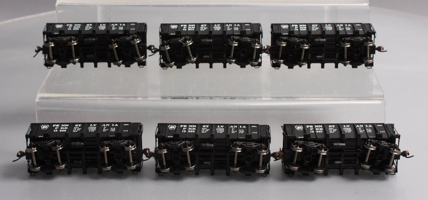 Athearn 97662 HO Scale Pennsylvania 26' Low-Side Ore Cars (Set of 6)