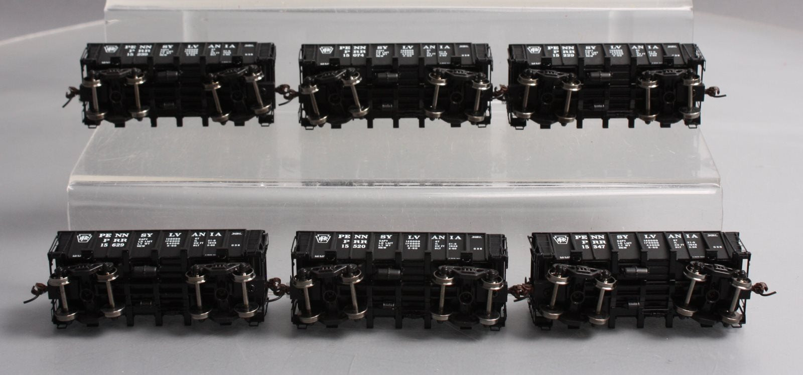 Athearn 97662 HO Scale Pennsylvania 26' Low-Side Ore Cars (Set of 6)