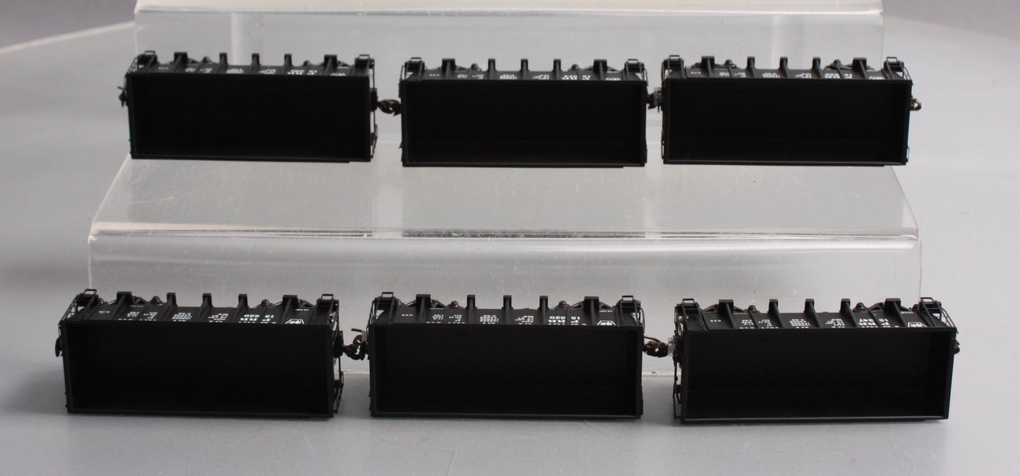 Athearn 97662 HO Scale Pennsylvania 26' Low-Side Ore Cars (Set of 6)