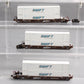 Kato 106-6168 N BNSF MAXI-IV 53' Stack Car w/Swift Container #254053 (Set of 3)