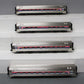 MTH 20-65142 O Amtrak Premier Amfleet Passenger Car Set (Set of 4)