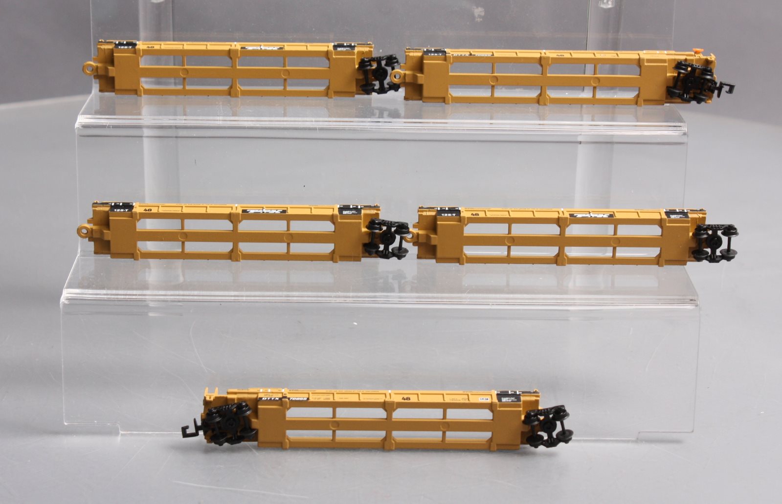 Walthers 932-8108 N Scale TTX 5-Unit Double Stack Car Set #72855
