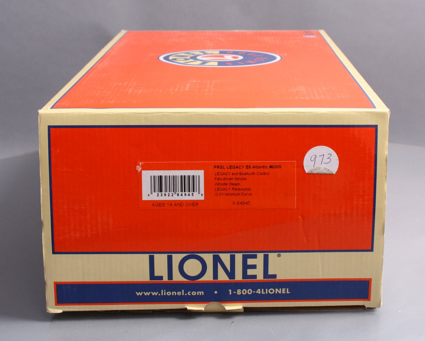 Lionel 6-84945 O Pennsylvania-Reading Seashore Lines Legacy E6 Atlantic #6009