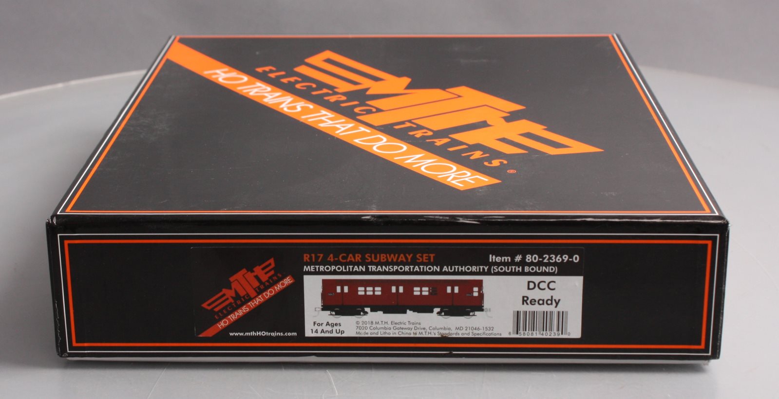 MTH 80-2369-1 HO Metropolitan Transportation Authority R-17 4 Car Subway Set