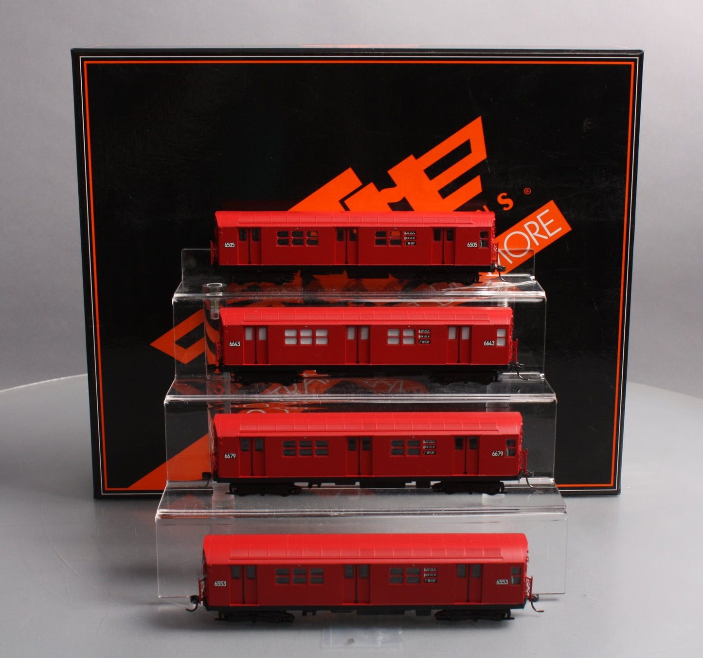 MTH 80-2369-1 HO Metropolitan Transportation Authority R-17 4 Car Subway Set