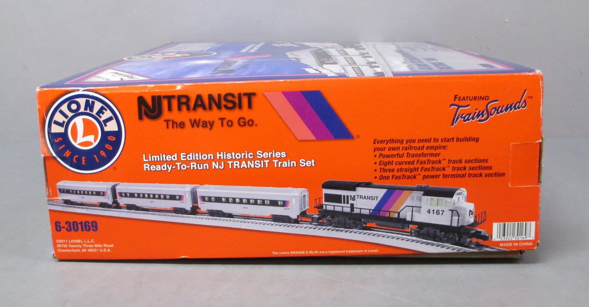 Lionel 6-30169 Limited Ed. Historic Series NJ Transit O Gauge Diesel Train Set