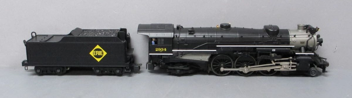 Lionel 6-28067 O Gauge Erie 4-6-2 Steam Engine & Tender #2934 with TMCC