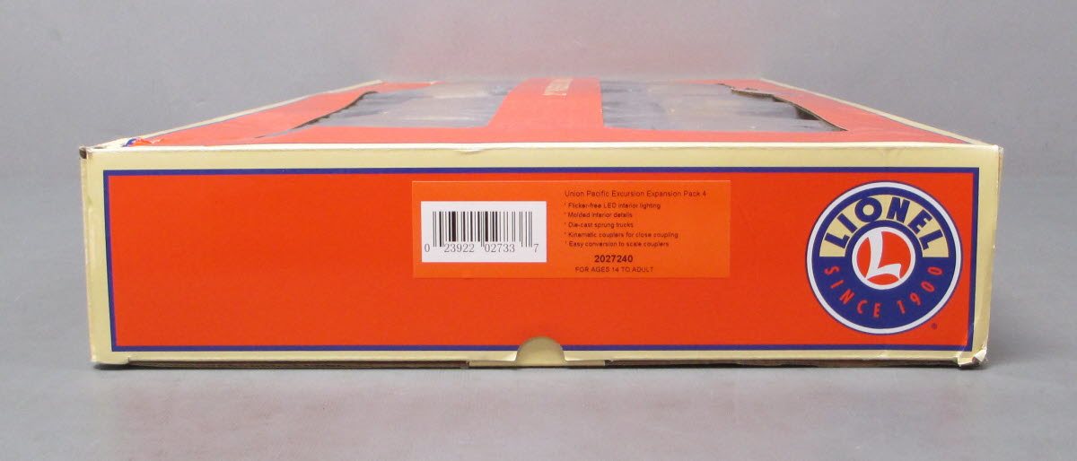 Lionel 2027240 Union Pacific Excursion Expansion Pack #4 2 Car Set