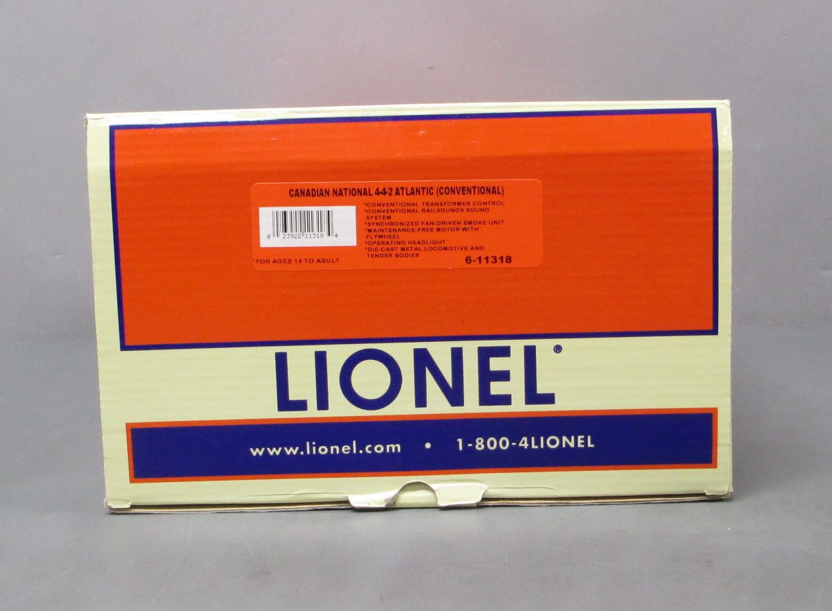 Lionel 6-11318 Canadian National 4-4-2 Atlantic Conventional Steam Loco #1630
