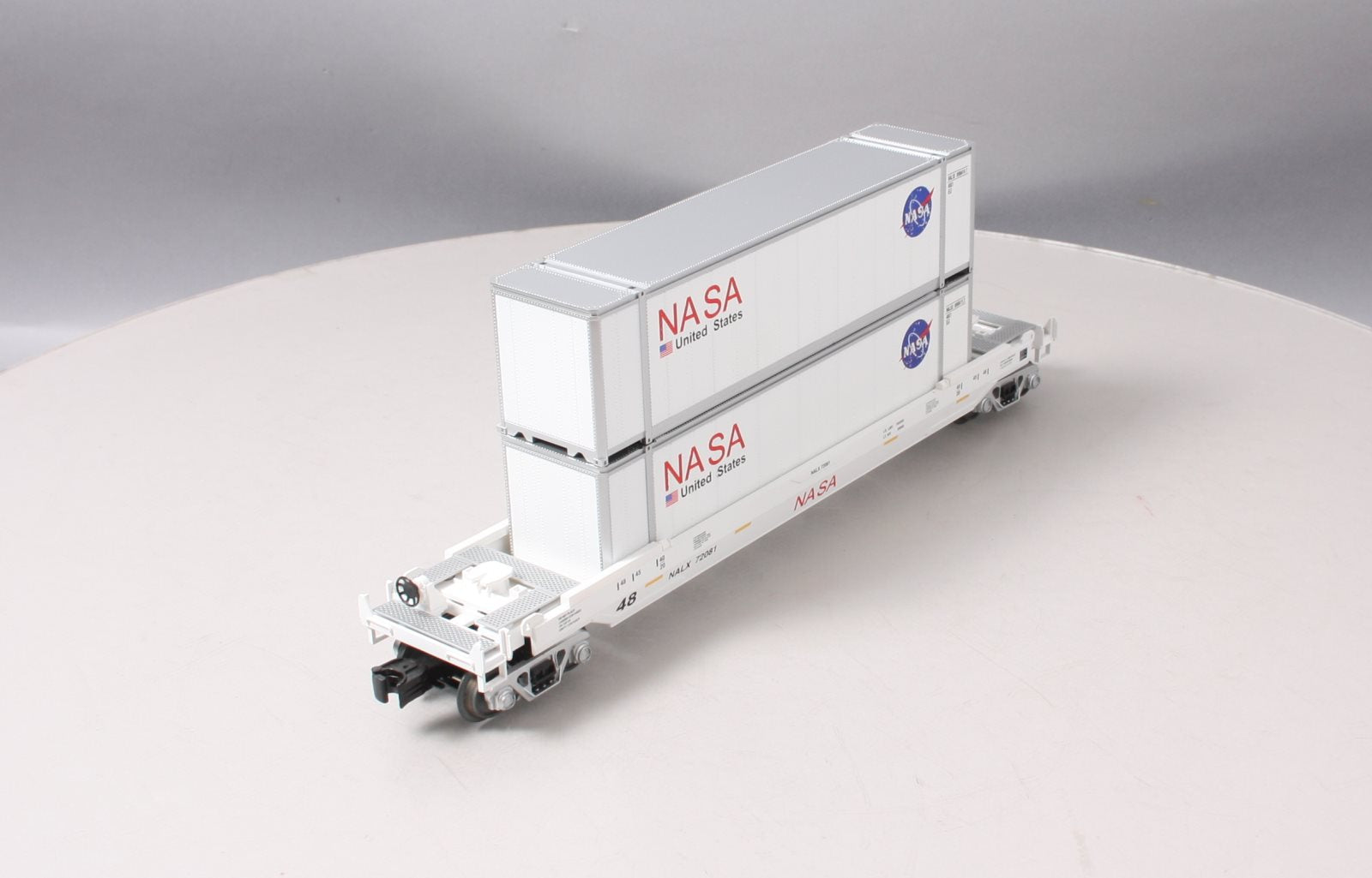 MTH 30-76433 O NASA Husky Stack Car