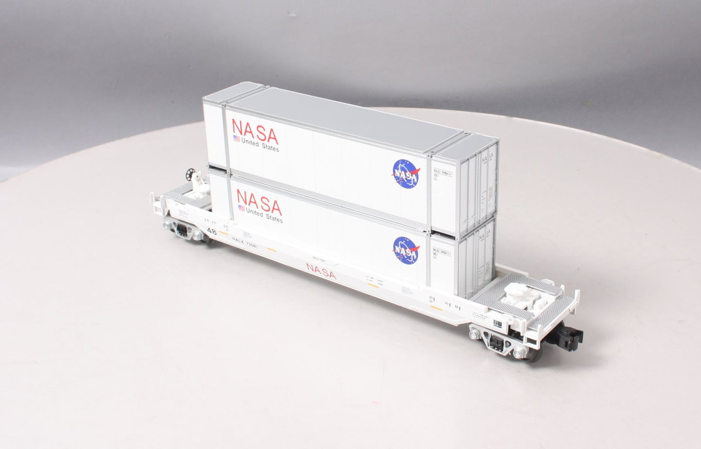 MTH 30-76433 O NASA Husky Stack Car