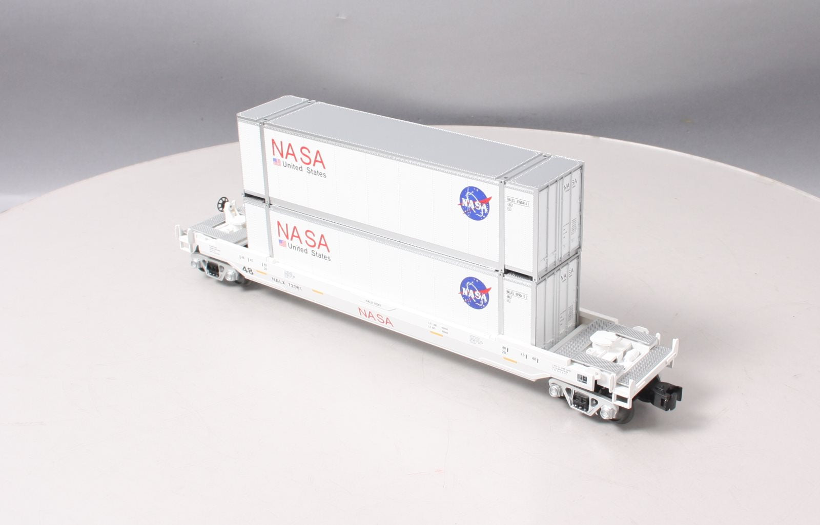 MTH 30-76433 O NASA Husky Stack Car