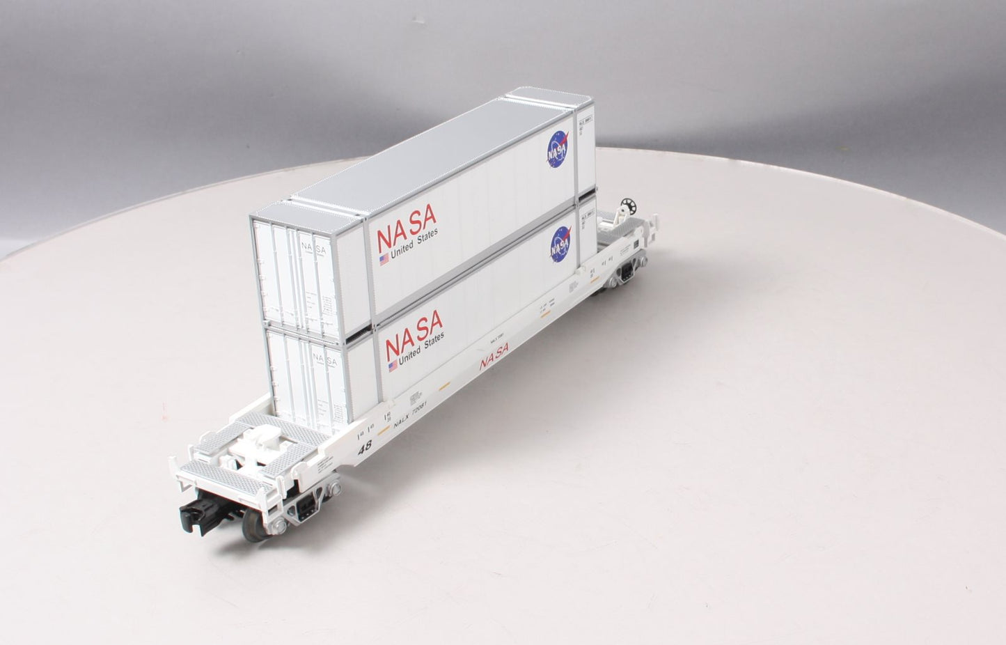 MTH 30-76433 O NASA Husky Stack Car