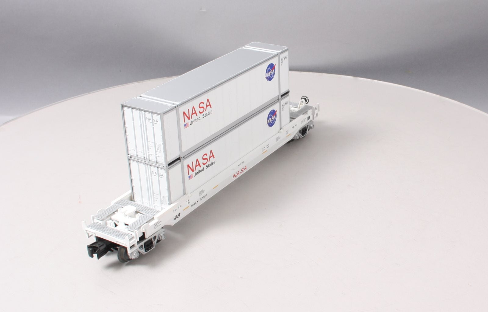 MTH 30-76433 O NASA Husky Stack Car