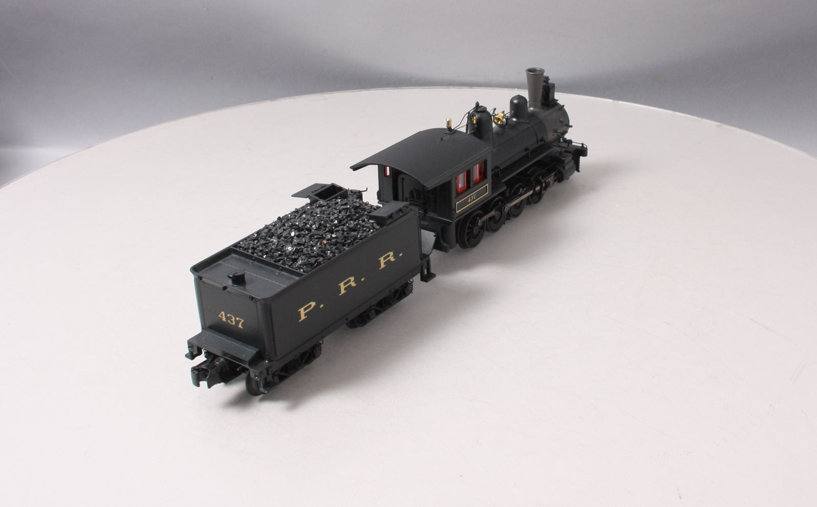 MTH 20-3429-1 PRR 2-8-0 H-3 Consolidation Steam Locomotive & Tender #437