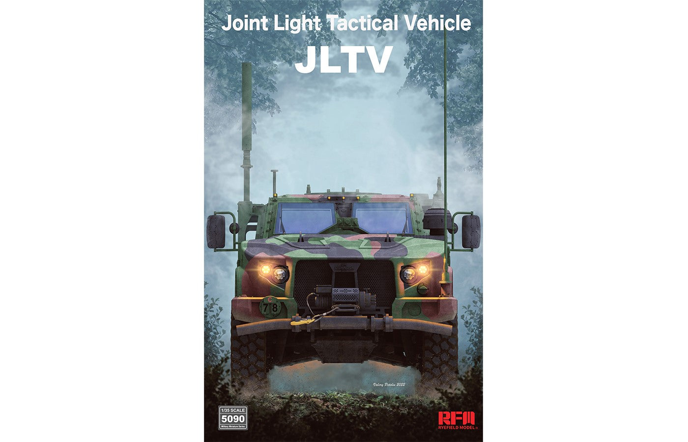 Rye Field Models 5090 1:35 JLTV Joint Light Tactical Military Vehicle Model Kit